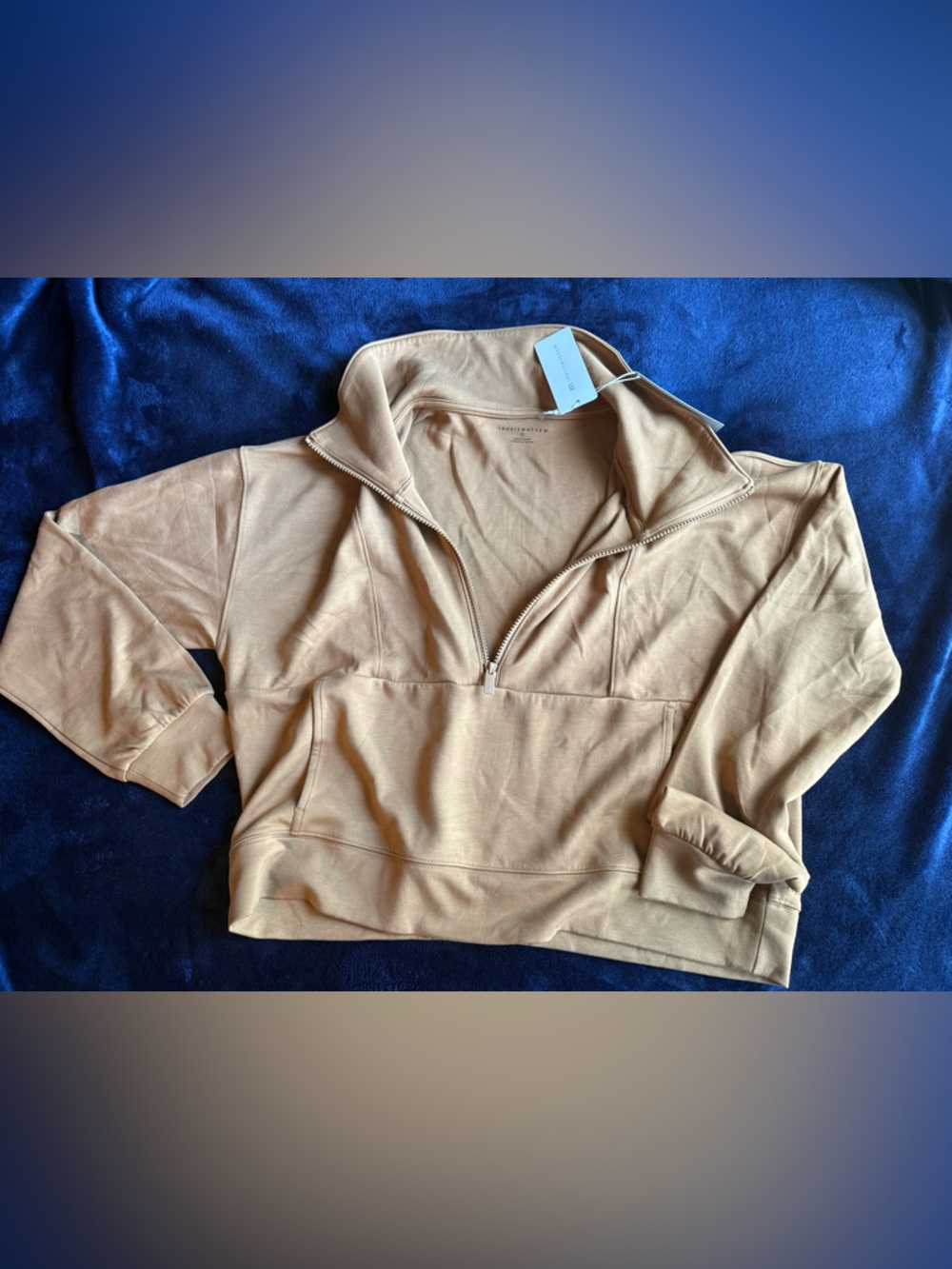 Travismathew skyloft soft 1/2 zip jacket medium NWT